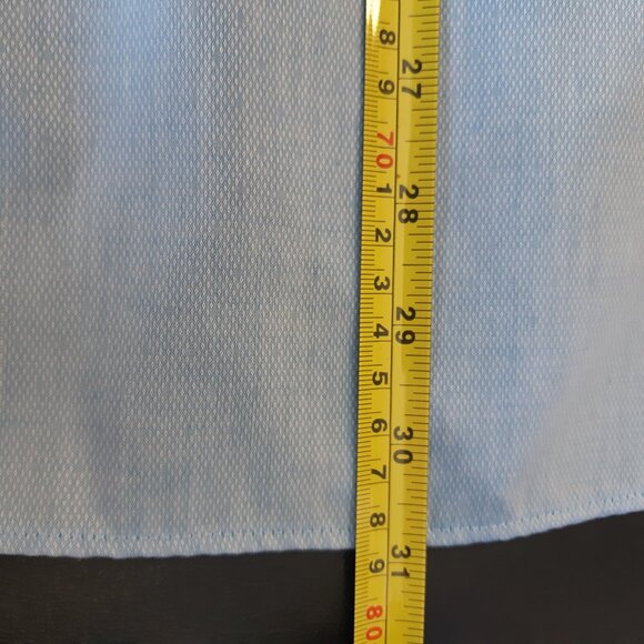 Calvin Klein SZ 16.5 Regular Fit Light Blue 100% Cotton Men's Button Up Shirt - Picture 13 of 13